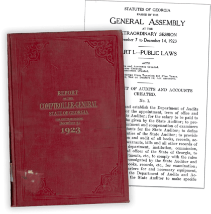1923 Report Comptroller-General State of Georgia
